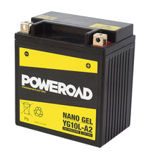 Load image into Gallery viewer, Poweroad : YG10L-A2 - YB10LA2 : Nano Gel Motorcycle Battery