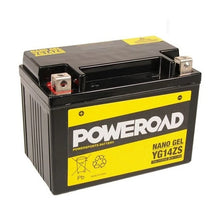 Load image into Gallery viewer, Poweroad : YTZ14S : YT12A-BS : : Nano Gel Motorcycle Battery