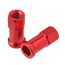 Load image into Gallery viewer, DRC Rim Lock Nuts - Pair - Red