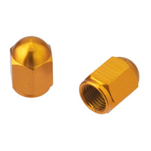 Load image into Gallery viewer, DRC Valve Caps : Aluminum : Gold : Pair