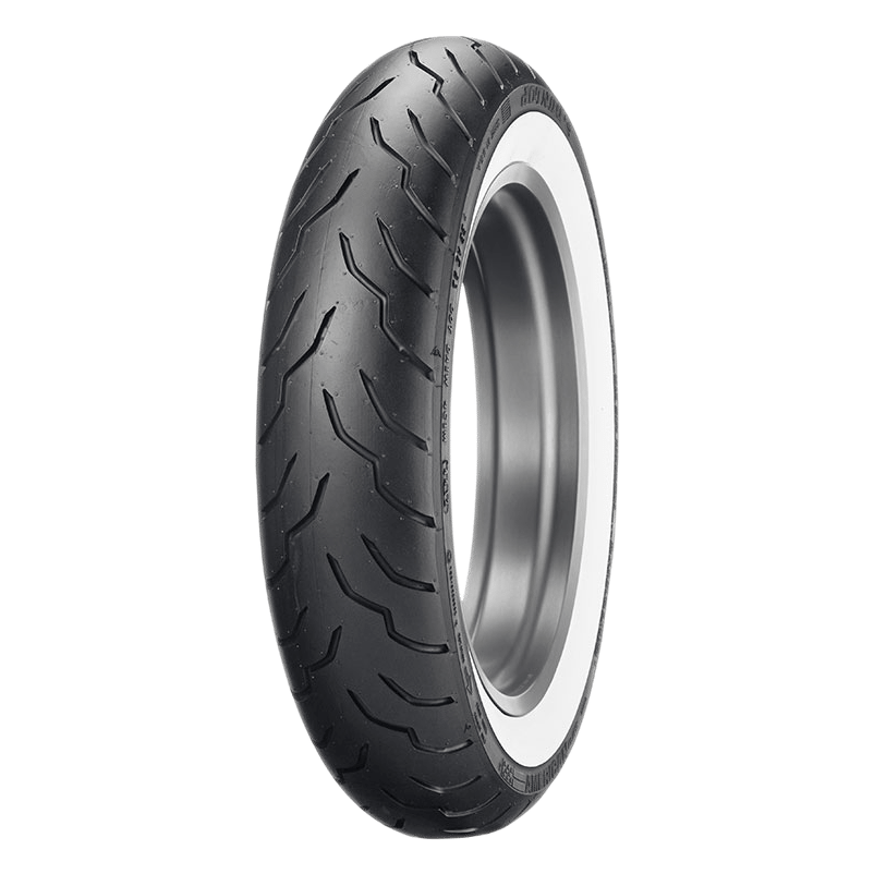 Dunlop 130/90-16 American Elite Front Tyre - 67H Bias TL - White Wall
