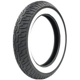 Dunlop 140/80-17 D404 Front Tyre - 69H Bias TT - White Wall