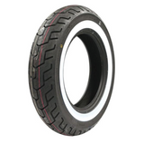 Dunlop 150/80-16 D404 Rear Tyre - 71H Bias TT - White Wall
