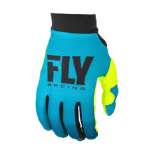 Load image into Gallery viewer, Fly : Adult Ladies X-Large (9) : Pro Lite MX Gloves : Blue/Hi-Vis