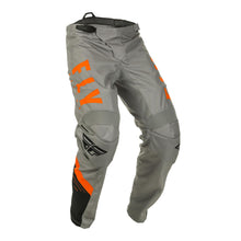 Load image into Gallery viewer, Fly : Youth 20&quot; : F-16 MX Pants : Grey/Orange : SALE
