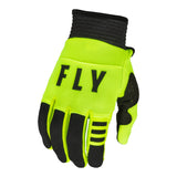 Fly : Youth 3X-Small (1) : F16 MX Gloves : Hi-Vis/Black : 2023