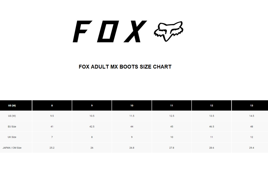 FOX MOTION MX BOOTS [BLACK]