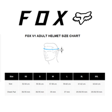 Load image into Gallery viewer, FOX V1 LEED MX HELMET MIPS ECE [BLACK/WHITE]