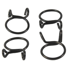 Load image into Gallery viewer, All Balls Fuel Line Wire Clamp - 4 Pack - 15.2mm Black