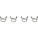 All Balls Fuel Line Wire Clamp - 4 Pack - 9mm