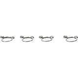 All Balls Fuel Line Wire Clamp - 4 Pack - 8.3mm