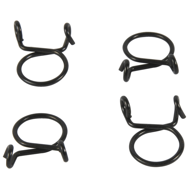 All Balls Fuel Line Wire Clamp - 4 Pack - 12mm Black