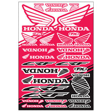Load image into Gallery viewer, Factory Effex Honda Sticker Kit - 480mm x 330mm