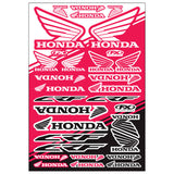 Factory Effex Honda Sticker Kit - 480mm x 330mm