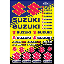 Load image into Gallery viewer, Factory Effex Suzuki Sticker Kit - 480mm x 330mm