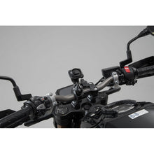 Load image into Gallery viewer, UNIVERSAL GPS MOUNT SW MOTECH KIT WITH NAVI CASE 2 SOCKET ARM FOR HANDLEBAR/MIRROR THREAD