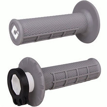 Load image into Gallery viewer, ODI Lock On Grips - 1/2 Waffle - Grey - 2 &amp; 4 Stroke