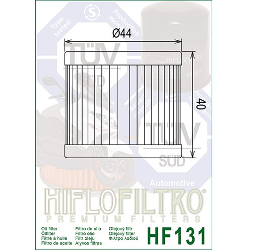 Hiflo : HF131 : Hyosung Suzuki : Oil Filter