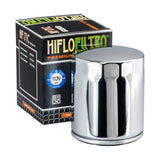 Hiflo : HF171C : Harley Davidson Buell : Chrome Oil Filter