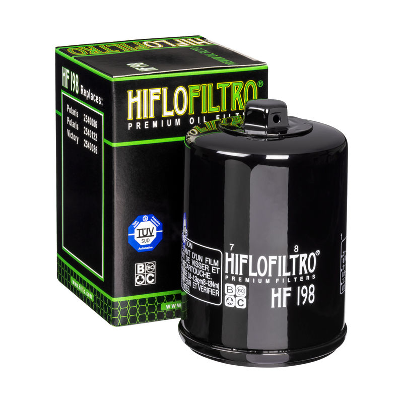 Hiflo : HF198 : Polaris : Victory : Indian : Oil Filter