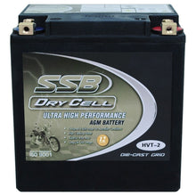 Load image into Gallery viewer, SSB AGM Ultra High Performance Motorcycle Battery - HVT-2