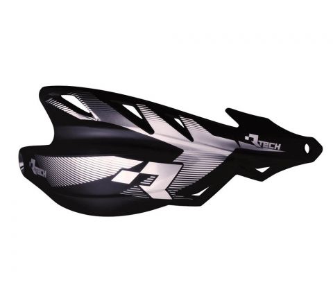 Rtech RAPTOR BLACK SUPERMOTO HANDGUARDS W / MOUNT KIT
