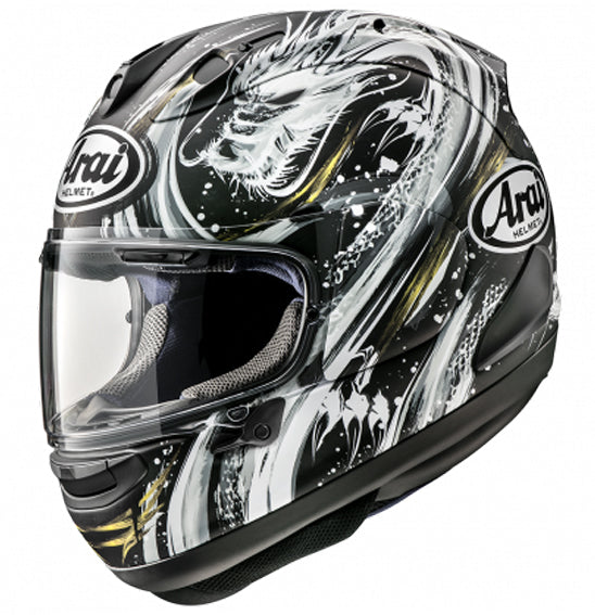 Arai RX-7V Evo Helmet - Kiyonari Black/Silver