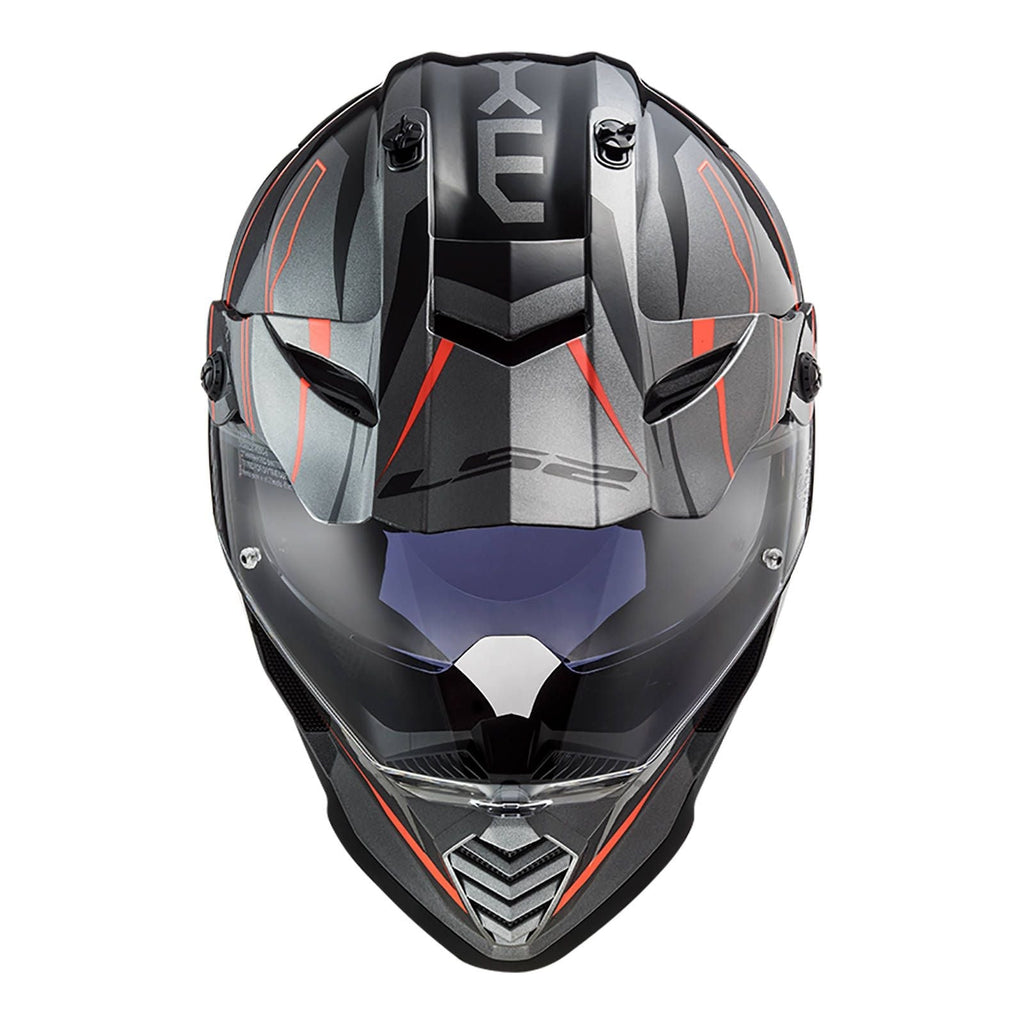 LS2 : Large : Adventure Helmet : Pioneer Evo : Knight Titanium