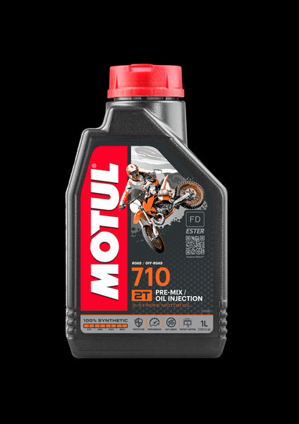 Motul 710 2T 2 Stroke Premix & Injector Ester Synthetic Motorcycle Engine  Oil