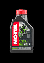 Load image into Gallery viewer, Motul 15W50 - 5100 - Semi Synthetic : 1 LITRE