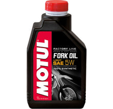 Load image into Gallery viewer, Motul 5W Fork Oil Factory Line Semi Synthetic 1 LITRE