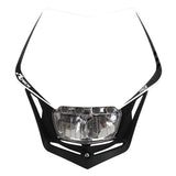 Rtech Universal V-Face Full LED Headlight - Black White