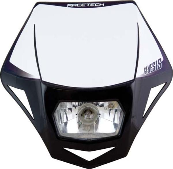 Rtech Genesis Headlight - E9 Certification - Black