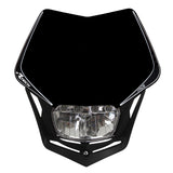 Rtech Universal V-Face Full LED Headlight - Black