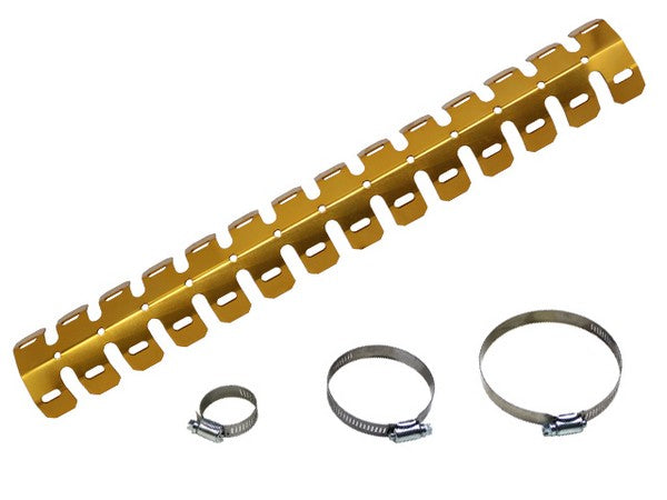 Psychic Exhaust Pipe Guard - Universal 2 Stroke Gold