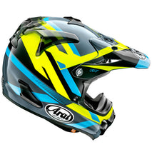 Load image into Gallery viewer, Arai EC VX-PRO 4 Helmet - Machine Blue/Yellow