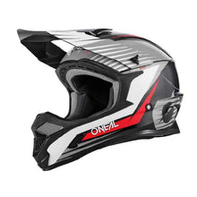 Load image into Gallery viewer, Oneal : Youth Small : 1 Series MX Helmet : Stream Black/Red
