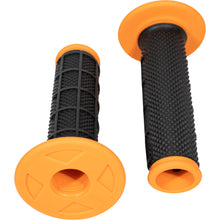 Load image into Gallery viewer, Oneal MX Pro Grips Half Waffle - Open End - Black/Orange