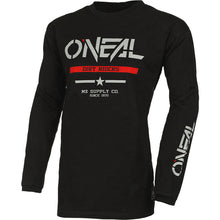 Load image into Gallery viewer, ONeal Youth ELEMENT Squadron Cotton Jersey - Black/Grey