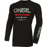ONeal Youth ELEMENT Squadron Cotton Jersey - Black/Grey