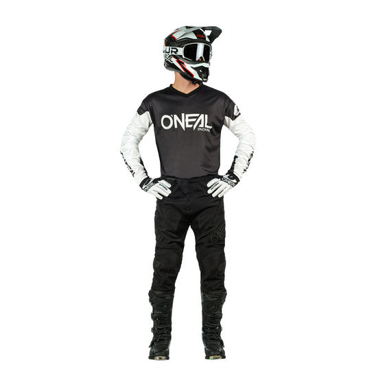 ONEAL Adult Threat MX Jersey - Black/White