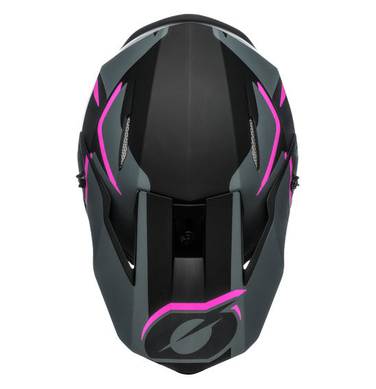 Oneal Adult 3 Series MX Helmet - Voltage Black Pink