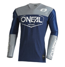 Load image into Gallery viewer, Oneal Adult MAYHEM Hexx MX Jersey - Blue/Grey