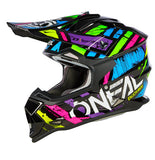 Oneal Adult Large S2 MX Helmet - Glitch Multi