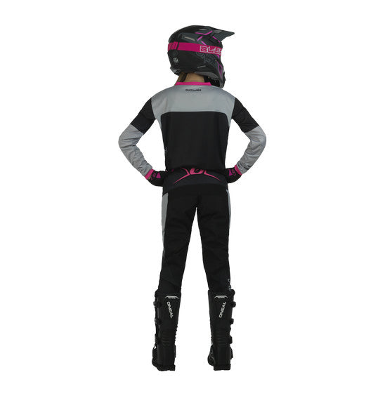 Oneal Girls ELEMENT Racewear V.23 MX Jersey - Black/Pink