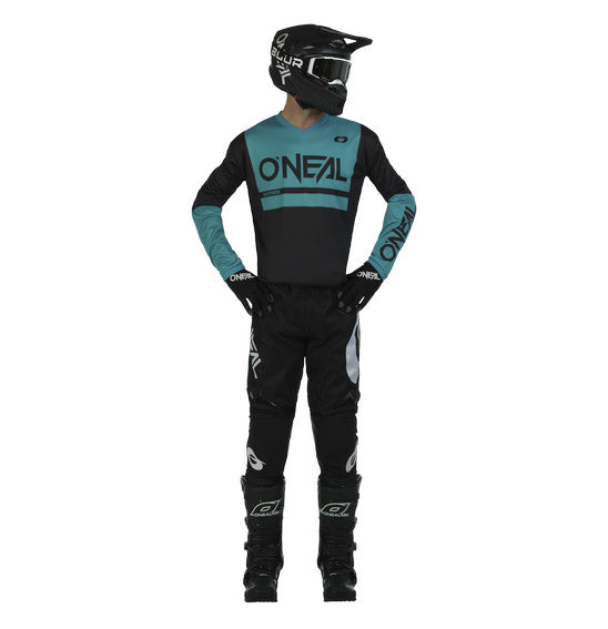 Oneal ELEMENT Threat Air V.23 MX Jersey - Black/Teal