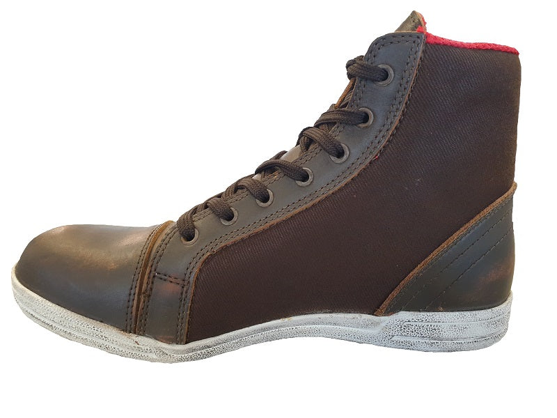 Oxford 47 Jericho Motorcycle Boots : Brown