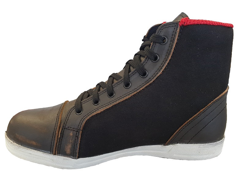 Oxford Jericho Motorcycle Boots - Brown/Black