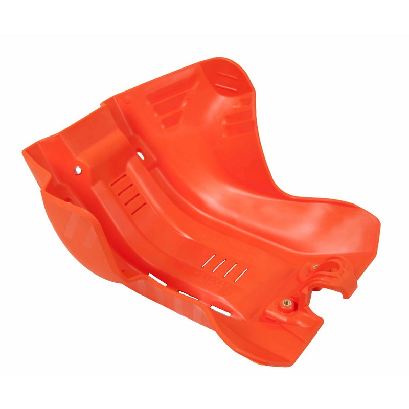 Rtech Plastic Skid Plate Orange - GasGas Husqvarna KTM 250-350 19-22