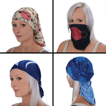 Load image into Gallery viewer, Oxford Comfy Face Mask - 3 Pack - Blue/Black/Grey